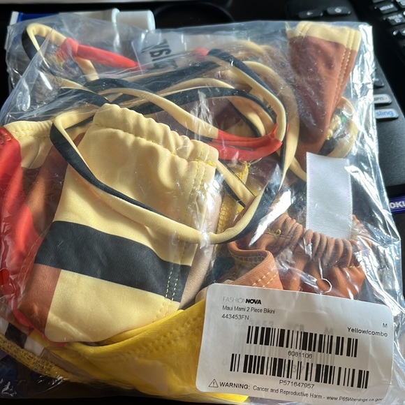 FN yellow 2pc bikini - Picture 6 of 6